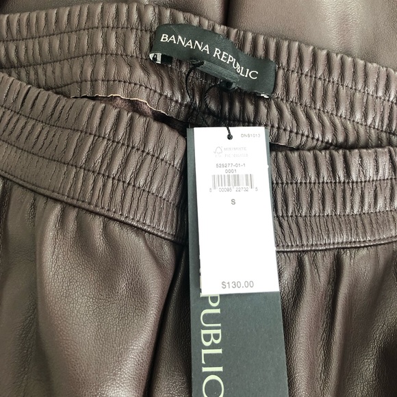 Banana Republic faux leather pants, NWT - Picture 6 of 9